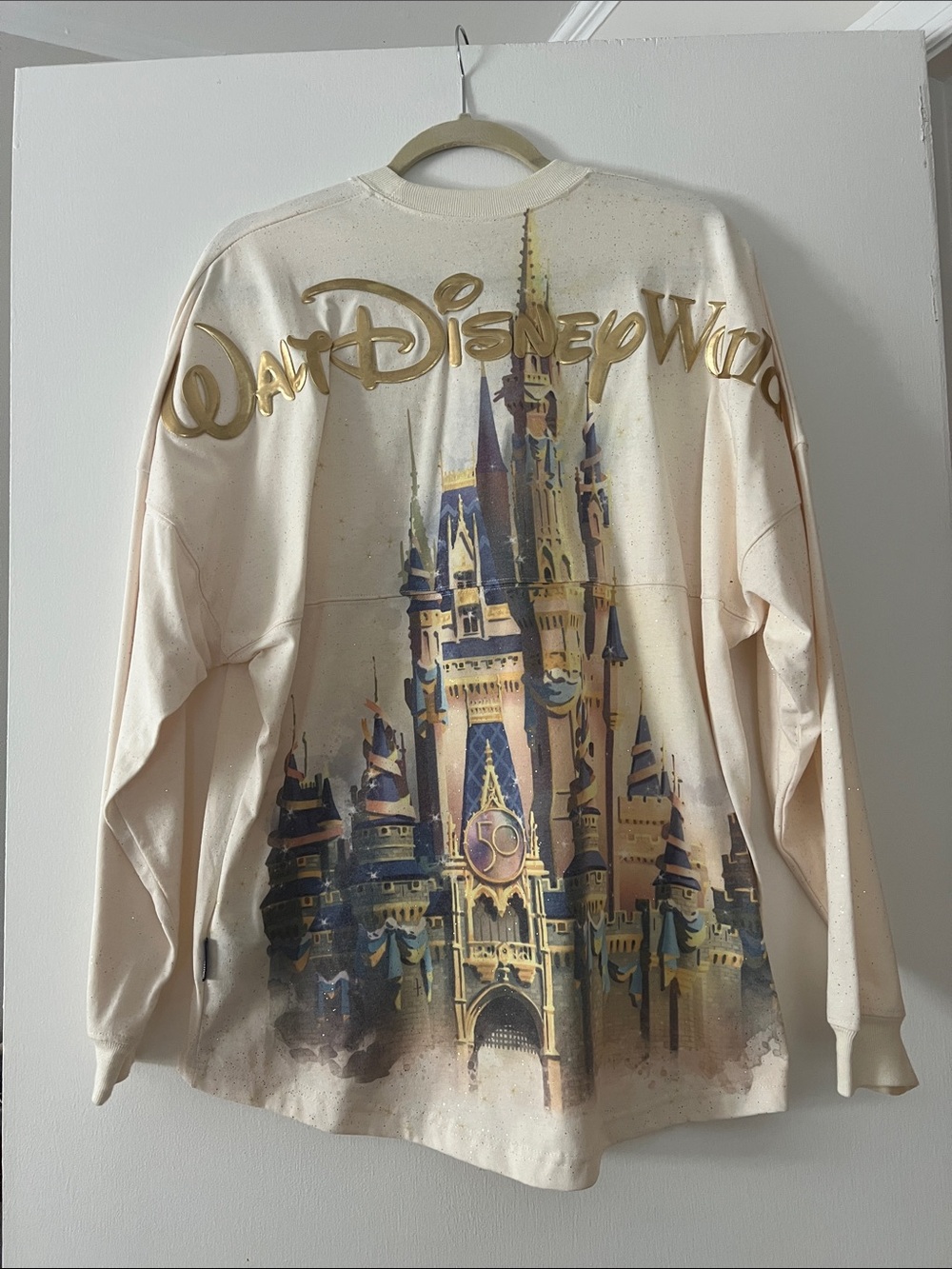 Walt Disney world 50th anniversary castle spirit jersey